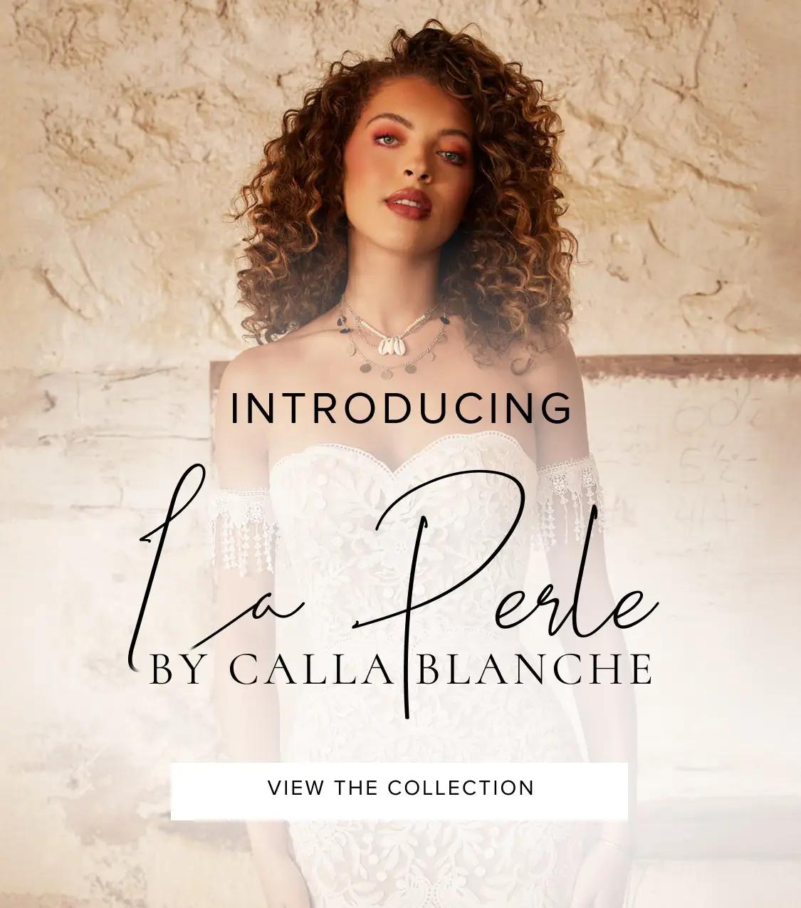 "La Perle by Calla Blanche" banner for mobile