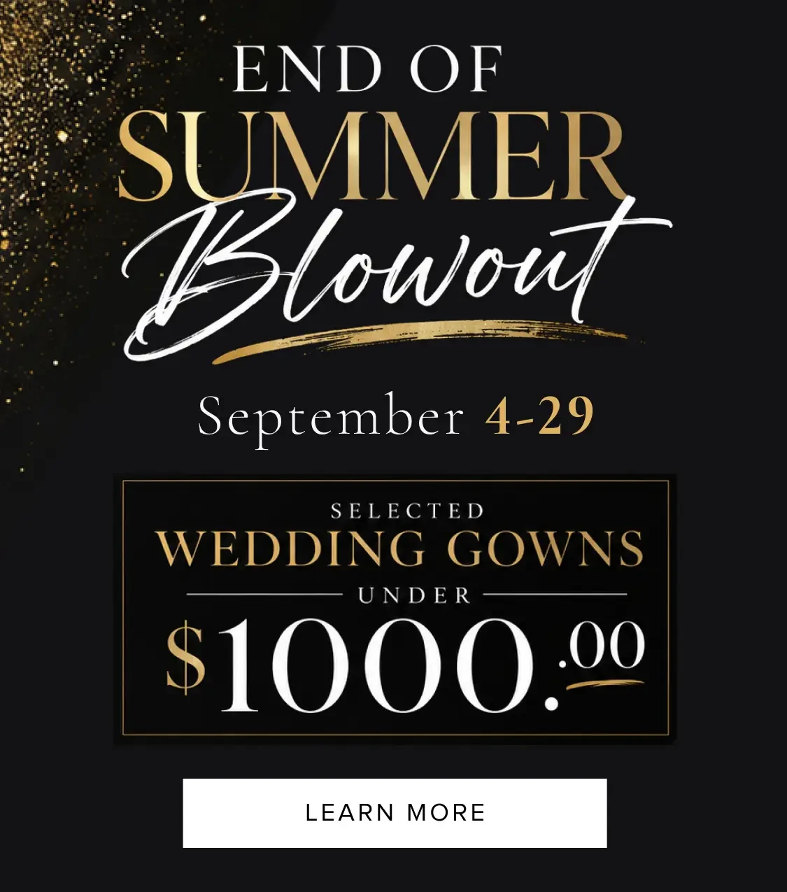 end of summer blowout